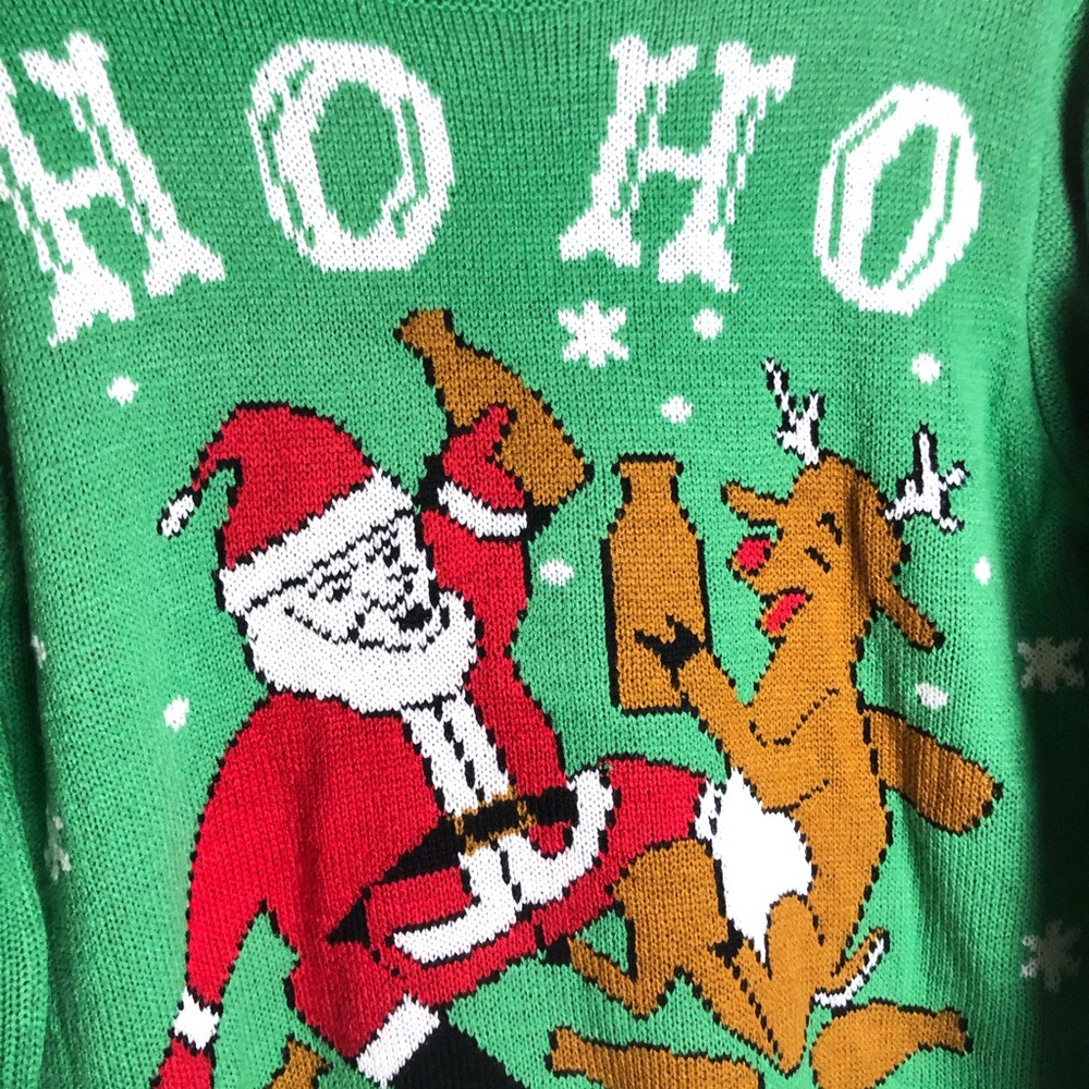 NWT. Ugly Christmas Sweater Ho Ho Hammered - Picture 3 of 12